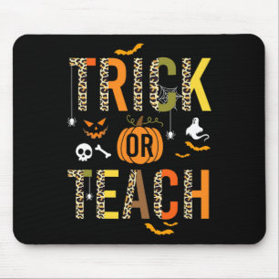 Leopard Trick of Teach Halloween School Herfst Aut Muismat