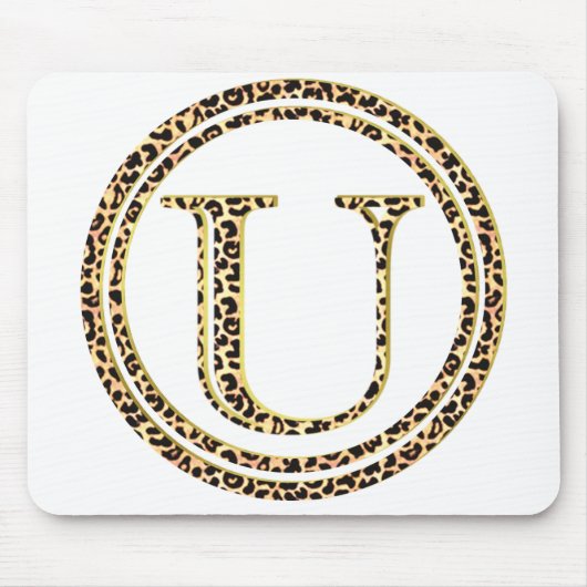 Leopard U Muismat (Voorkant)