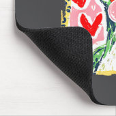 Leopard Valentine's Day Goose Funny Cute Goose Hun Muismat (Hoek)