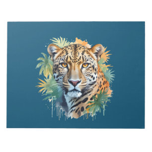 Leopard Vector Art Animal in de majestueuze Natuur Notitieblok