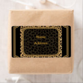 Leopard-verzendlabel Etiket (Insitu)