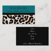 Leopard Visitekaartje (Voorkant / Achterkant)