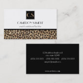 Leopard Visitekaartje (Voorkant / Achterkant)