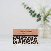 Leopard Visitekaartje (Staand voorkant)