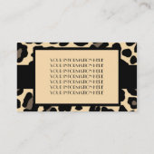 Leopard Visitekaartje (Achterkant)