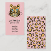 Leopard Visitekaartje (Voorkant / Achterkant)