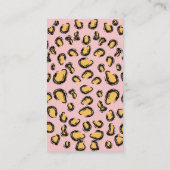 Leopard Visitekaartje (Achterkant)