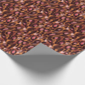 Leopard Vlekken Afrikaans Dierenpatroon Cadeaupapier (Hoek)
