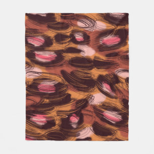 Leopard Vlekken Afrikaans Dierenpatroon Fleece Deken