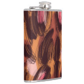 Leopard Vlekken Afrikaans Dierenpatroon Heupfles (Rechts)