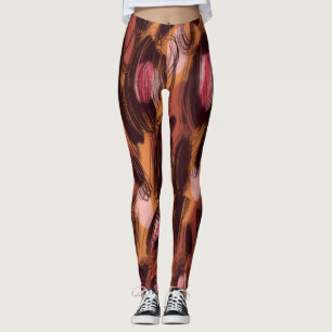 Leopard Vlekken Afrikaans Dierenpatroon Leggings