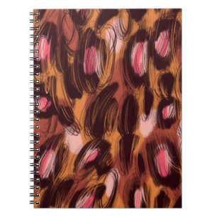 Leopard Vlekken Afrikaans Dierenpatroon Notitieboek