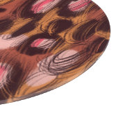 Leopard Vlekken Afrikaans Dierenpatroon Snijplank (Hoek)