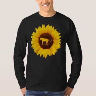 Leopard voor vrouwelijke Mannen Panther Animal Sun T-shirt