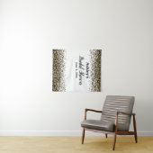 Leopard Vrijgezellenfeest Achtergrond Foto Booth P Wandkleed (In Situ (horizontaal))