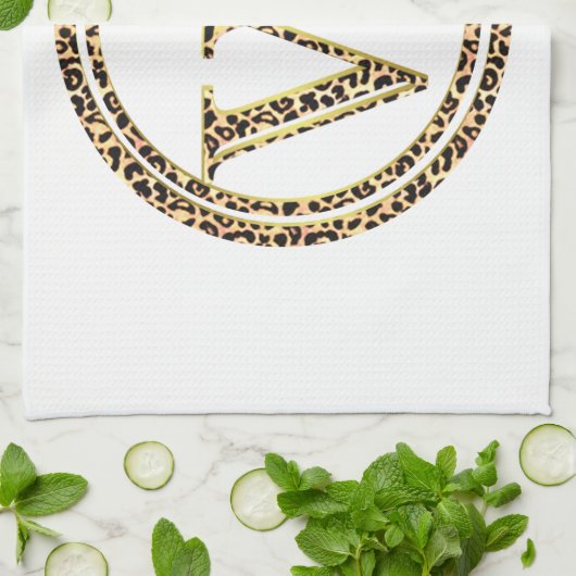 Leopard W Theedoek (Gevouwen)