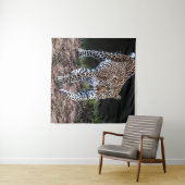 LEOPARD WALKING IN WILD WANDKLEED (In Situ (horizontaal))