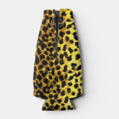 Leopard Wallpaper Animal Print Flesjeskoeler (Achterkant)