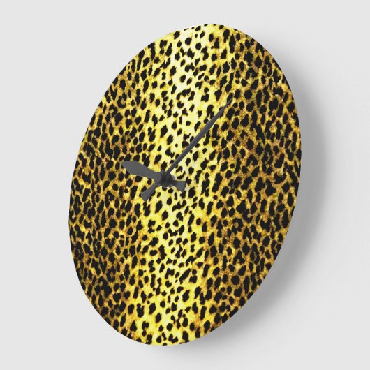Leopard Wallpaper Animal Print Grote Klok (Hoek)