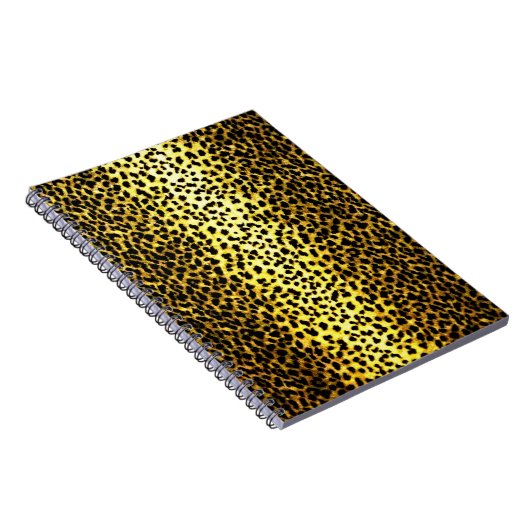 Leopard Wallpaper Animal Print Notitieboek (Rechterzijde)
