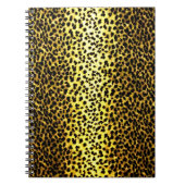 Leopard Wallpaper Animal Print Notitieboek (Voorkant)