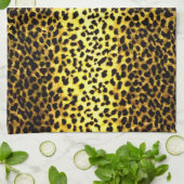 Leopard Wallpaper Animal Print Theedoek (Gevouwen)