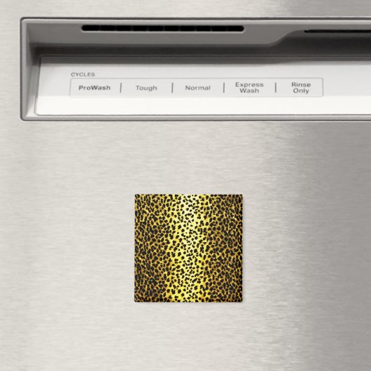 Leopard Wallpaper Magneet (Insitu (Vaatwasser))