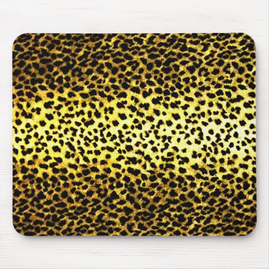 Leopard Wallpaper Muismat (Voorkant)
