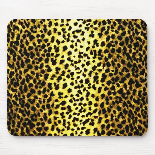 Leopard Wallpaper Muismat (Voorkant)