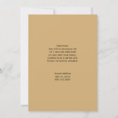 Leopard White Jewels Diamonds Ribbon Wedding Kaart (Achterkant)