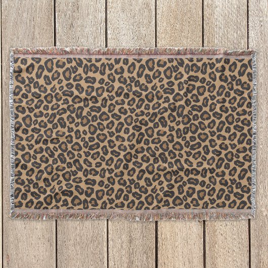 Leopard Wild Animal Pattern Deken