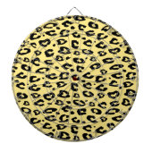 Leopard wild animal print dartboard dartbord (Voorkant)