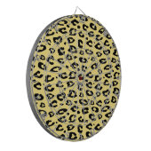 Leopard wild animal print dartboard dartbord (Voorkant Links)