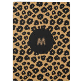 Leopard Wild ANIMAL PRINT + Monogram Klembord (Achterkant)