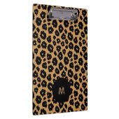 Leopard Wild ANIMAL PRINT + Monogram Klembord (Rechts)
