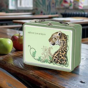 Leopard Wild Cat Groene Henna