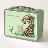 Leopard Wild Cat Groene Henna (Voorkant)