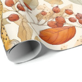  Leopard Wild Cat Natuur Dierlijke Fauna Cadeaupapier (Rol Hoek)