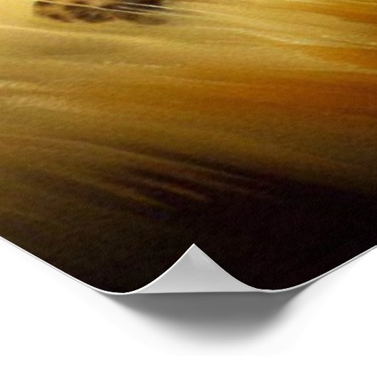 Leopard Wild Cat Portrait Poster (Hoek)