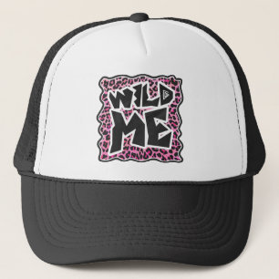 Leopard Wild Me Black en Hot Pink Design Trucker Pet