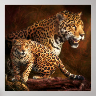 LEOPARD "WILD NACHT" POSTER