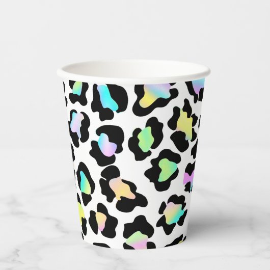 Leopard Wild Party Paper cup Papieren Bekers (Voorkant)