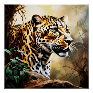 Leopard wildlife perfect poster