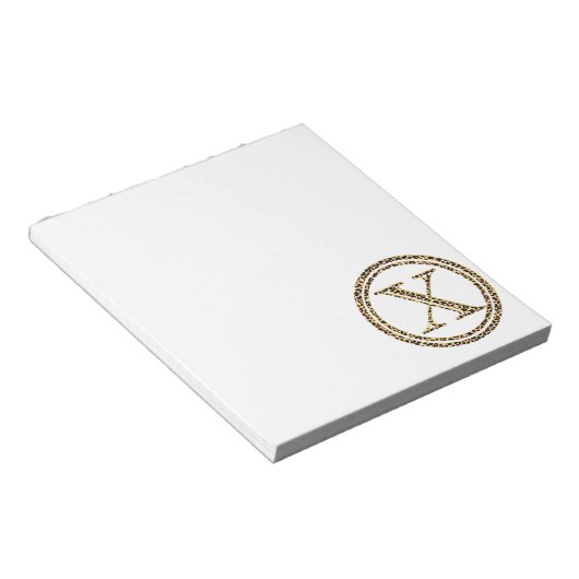 Leopard X Notitieblok (Schuin)