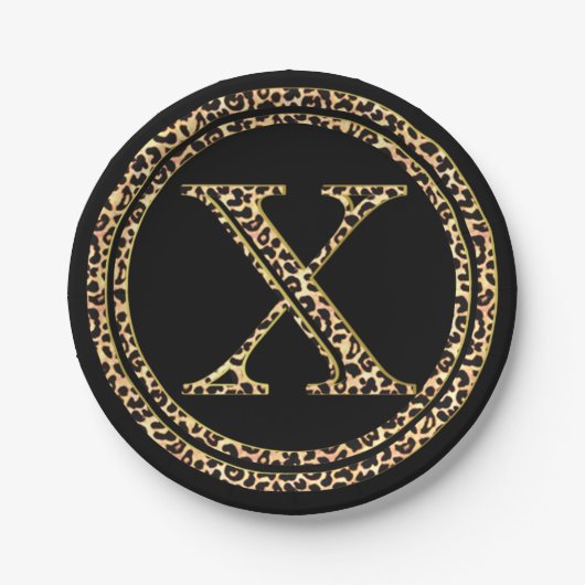 Leopard X Papieren Bordje (Voorkant)