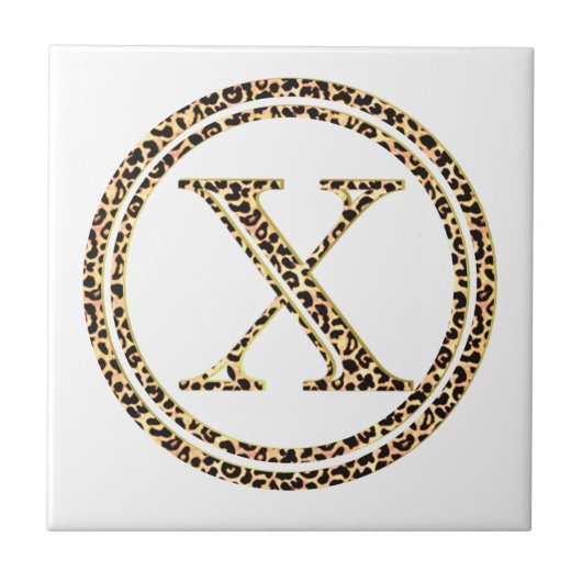 Leopard X Tegeltje (Voorkant)