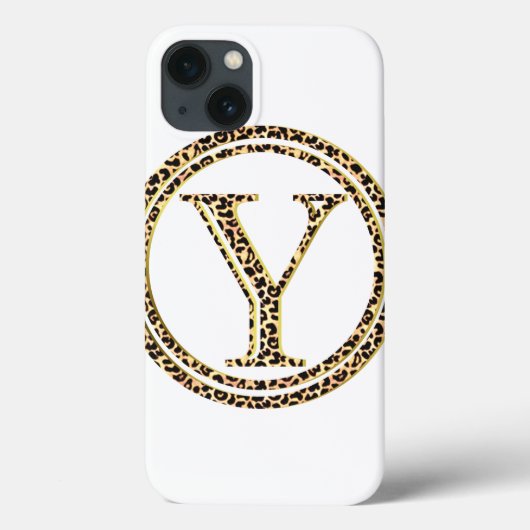 Leopard Y Case-Mate iPhone Case (Achterkant)