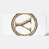 Leopard Y Case-Mate iPhone Case (Achterkant (horizontaal))