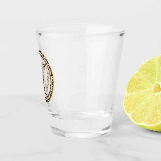 Leopard Y Shot Glas (Rechts)