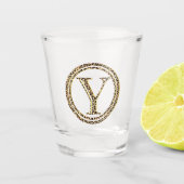 Leopard Y Shot Glas (Voorkant)